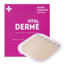 Vital Derme Curativo Hidrocoloide Estéril 15x15 Foto  mini 1