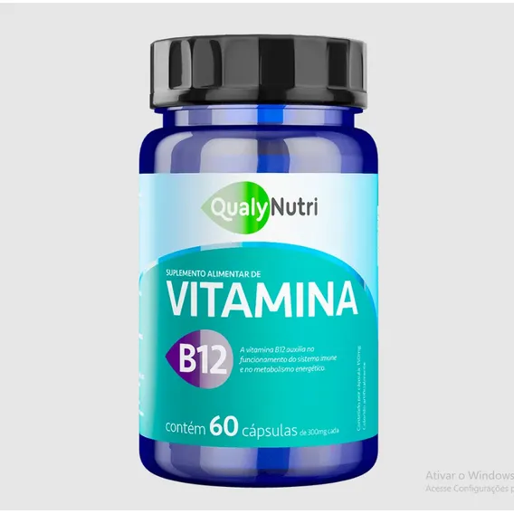 Vitamina B12 150mg 60cáps - Qualynutri Foto 1