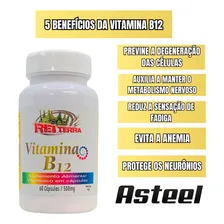 Vitamina B12 60 Cápsulas 500mg Foto mini 4