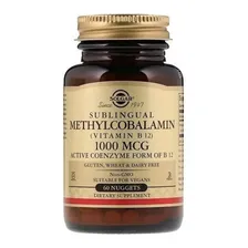 Vitamina B12 Metilcobalamina Sublingual 1000mcg 60caps Foto mini 1