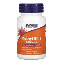 Vitamina B12 Metilcobalamina Vegana 1000mcg - 100 Lozenges Sabor Without flavor Foto mini 1
