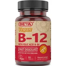Vitamina B12 Sublingual 1000mcg Vegana Importada Deva Foto mini 1