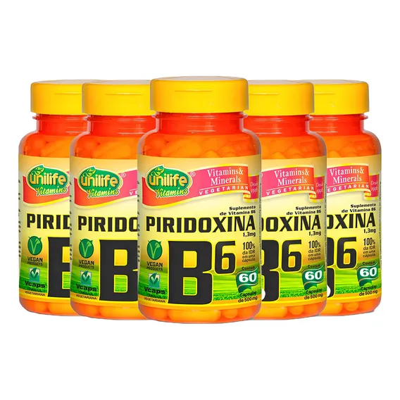 Vitamina B7 (biotina) - 5x 60 Cápsulas - Unilife Foto 1