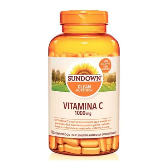 Vitamina C 1000mg 180 Comprimidos Sundown Foto 1