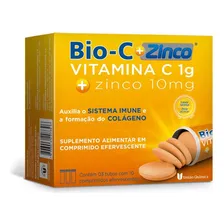 Vitamina C Bio-c + Zinco 30 Comprimidos Efervescentes Foto mini 1