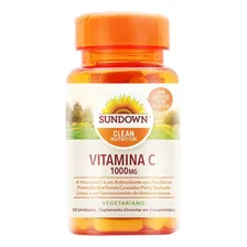 Vitamina C C1000 Sundown Naturals 30 Comprimidos Sabor Sem Sabor Foto  mini 1