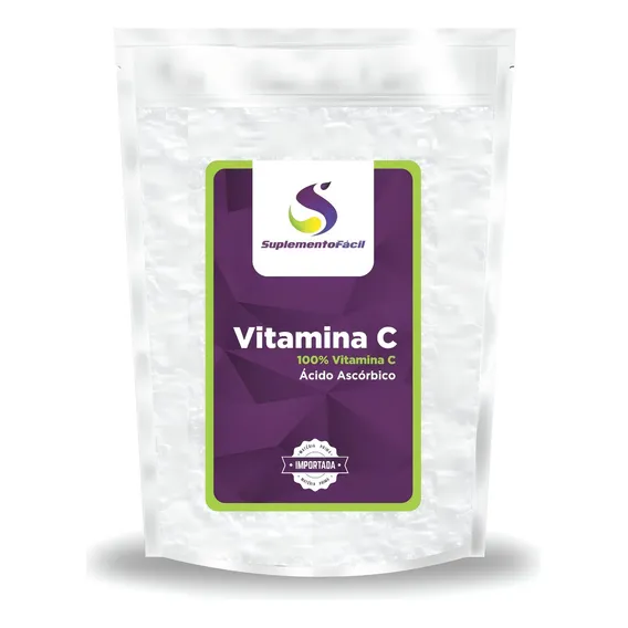 Vitamina C Em P贸 脕cido Asc贸rbico 500g 100% Pura - Com Nf Foto 1