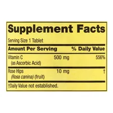 Vitamina C Spring Valley 500mg Com 250 Tablets Sem Sabor Foto mini  3
