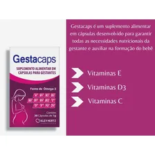 Vitamina Completa Para Mulheres Gestantes Gestacaps 30cáps Foto mini 2