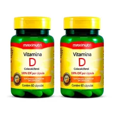 Vitamina D 100% Idr 60 Capsulas Maxinutri Sabor Foto mini  3