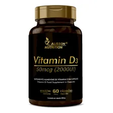 Vitamina D 2000ui 60 Cápsulas Alta Concentração Vitamina D Foto mini 1