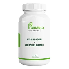 Vitamina D 50.000 Ui+ Vitamina K2 Mk7( Natto) 120mcg 120 Cps Foto  mini 1
