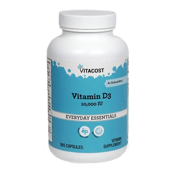 Vitamina D3 10,000ui 365 Capsulas Importado Cod.  125 Foto 1