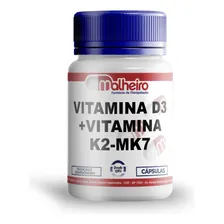 Vitamina D3 2.000 Ui + Vitamina K2 Mk7 100 Mcg 60 Cápsulas Foto mini 1
