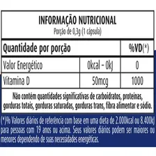 Vitamina D3 2000ui 100% Puro - 60 Cápsulas 280mg Apisnutri Sabor Natural Foto mini 2