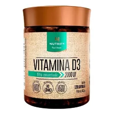 Vitamina D3 2000ui 120 Cápsulas Nutrify Foto  mini 1
