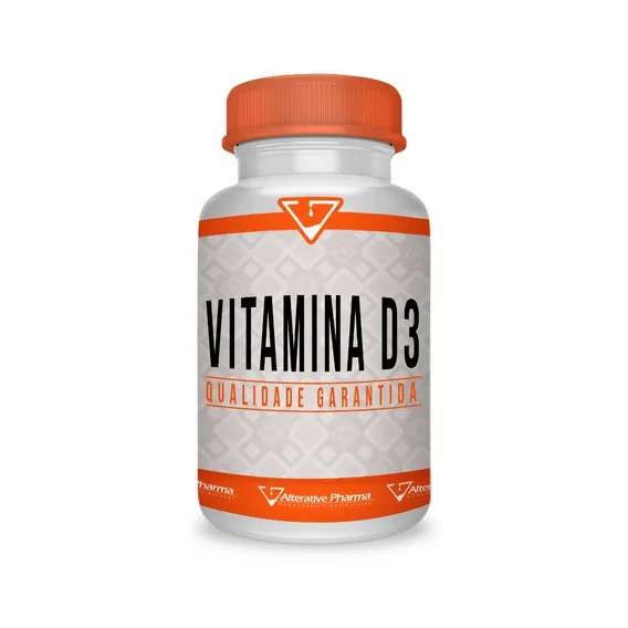 Vitamina D3 (colecalciferol) 10000ui 30 Cápsulas Manipulado Sabor Sem Sabor Foto 1