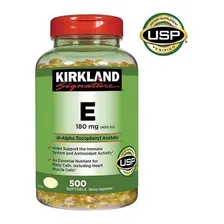Vitamina E 180mg (400 Iu) 500 Softgels Importado Usa Foto mini 1