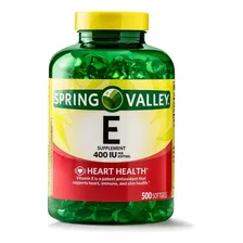 Vitamina E (400iu) - Vitamina Spring Valley - 500 Softgels Foto  mini 1