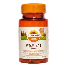 Vitamina E 400ui Sundown Naturals 30 cápsulas e400 Foto mini 4