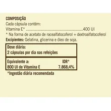 Vitamina E 400ui Sundown Naturals 30 cápsulas e400 Foto mini 2
