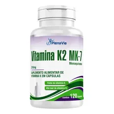 Vitamina K2 Mk-7 Menaquinona 120 Cápsulas Softgel Econômico Sabor Sem Sabor Foto  mini 1