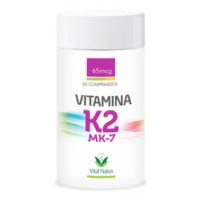 Vitamina K2 Mk7 65mcg 60 Comprimidos Vital Natus Foto mini 1
