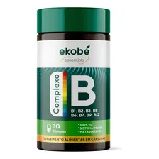 Vitaminas Complexo B- B1, B2, B3, B5, B6, B7,b9 E B12 Ekobé Sabor Sem sabor Foto mini 1