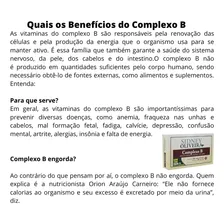 Vitaminas Do Complexo B Organismo Saudável Sidney Oliveira Foto mini  2