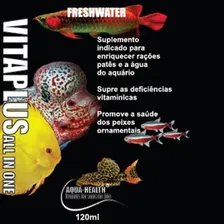 Vitaplus All In One 120ml Complexo Vitam. Peixes Ornamentais Foto mini 2