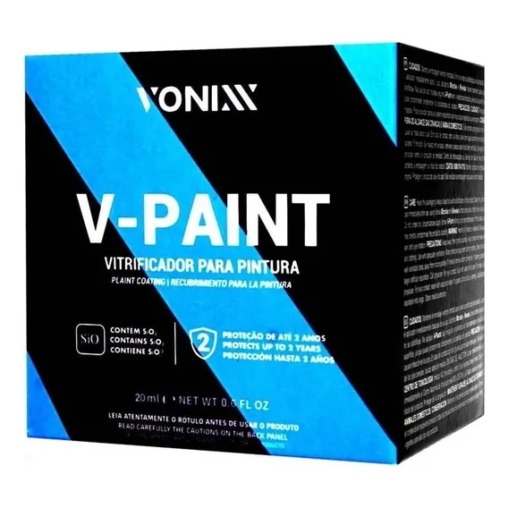 Vitrificador Automotivo Para Pintura V-paint 20ml Vonixx Foto 1