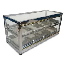 Vitrine Estufa Expositora Salgados Dupla Termostato 8 B Cod1 127v Foto mini 1