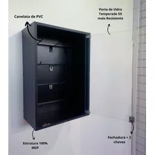 Vitrine Expositor Canaletada Porta Vidro Temperado Semi Joia Foto mini 2