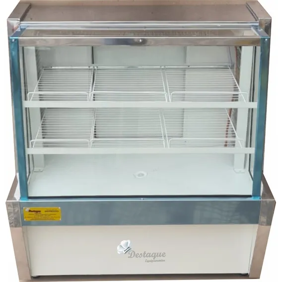 Vitrine Expositora P/ Bolos 1,00mt Refrigerada 220v Foto 1