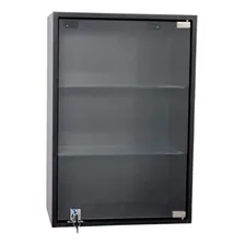 Vitrine Mdf Porta Vidro Bombonieres Perfumarias Cosméticos Cor Preto Foto mini 1