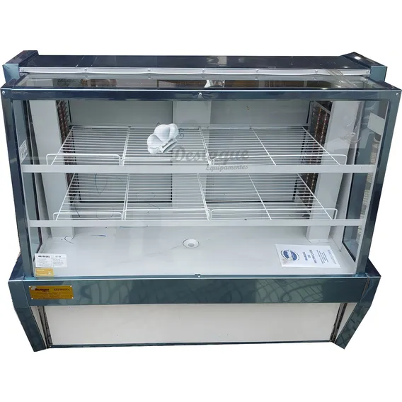 Vitrine Refrigerada P/ Bolos E Doces 1,25m Refrigel C 110v Foto 1