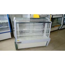 Vitrine Refrigerada Para Bolos, Doces Pop Luxo 1,50m Estilo De Vidro Reto 110v Foto mini 2