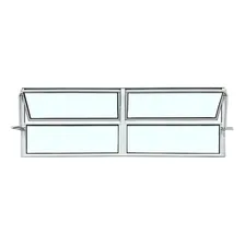 Vitro Basculante 2 Seções Branco 40 X 120 Vidro Liso Foto  mini 1