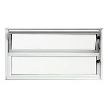 Vitro Basculante AlumÃnio Branco 40x100cm - C/ Vidros 3mm Foto mini 1