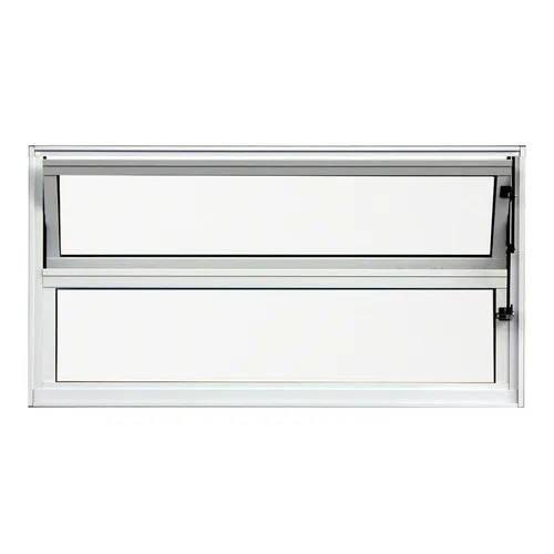 Vitro Basculante AlumÃnio Branco 40x100cm - C/ Vidros 3mm Foto 1