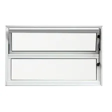 Vitro Basculante AlumÃnio Branco 40x80cm - C/ Vidros 3mm Foto mini 1