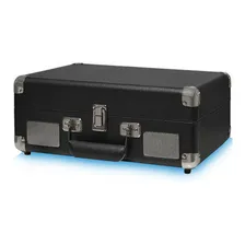 Vitrola Com Vinil Raveo Sonetto Chrome Preto Bluetooth 110V/220V Foto mini 4