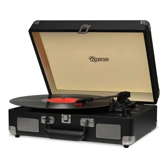 Vitrola Maleta Toca Discos De Vinil Com Conversor Digital Foto 1