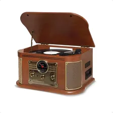 Vitrola Spazio Vinil Cd K7 Bluetooth Vintage - 127/220v Foto mini 1
