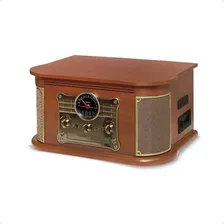 Vitrola Spazio Vinil Cd K7 Bluetooth Vintage - 127/220v Foto mini 3