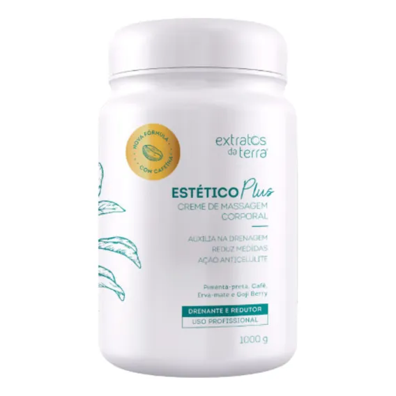 Vitta Estético Massagem Drenante 1 Kg Extratos Da Terra Tipo De Embalagem Pote Tipos De Pele Todo Tipo De Piel Foto 1