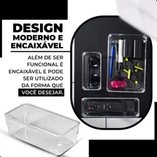 Vittak Kit 7 Organizador Multiuso Modular Gaveta Acrílico Maquiagem Foto mini  3