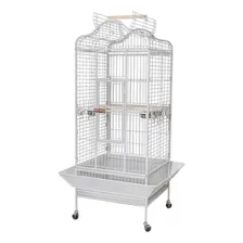 Viveiro Chale Medio Passaro Calopsita Papagaio Ring Neck Cor Branco Foto  mini 1