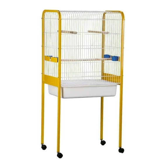 Viveiro Pássaros Tubular Papagaio Branco E135 Gaiolas Foto 1