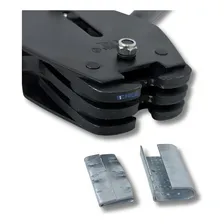 Viver Embaalgens Grampo Selo Metálico Para Fitas Arquear Pp 16Mm Com 5 Kg 16 mm 1 mm Foto mini  3